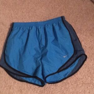Neon Blue Nike Shorts